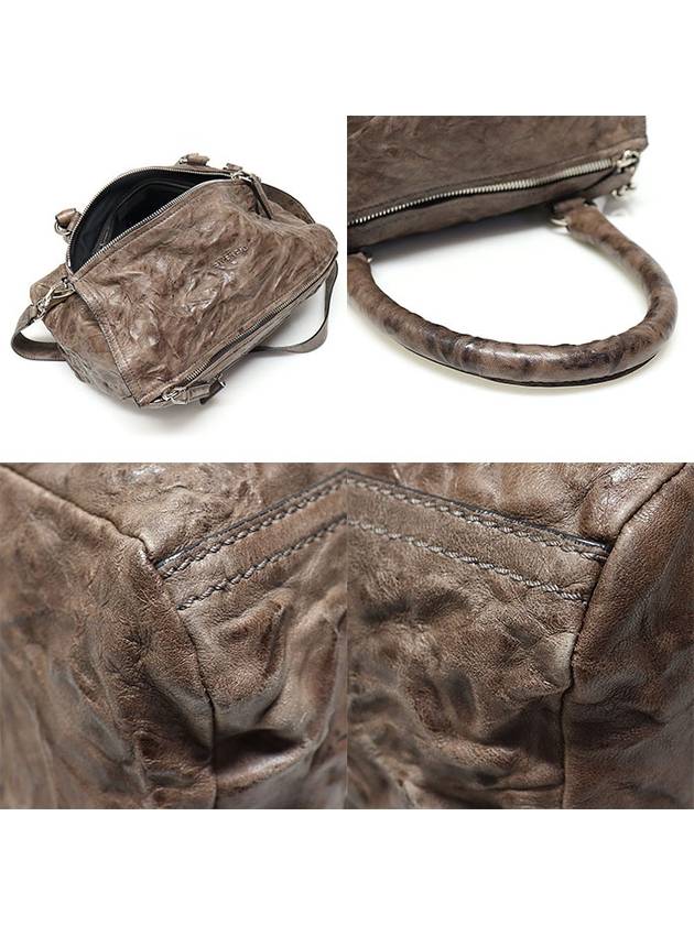 BB05250004 Charcoal Lambskin Wrinkle Silver Pandora Medium 2WAY - GIVENCHY - BALAAN 6