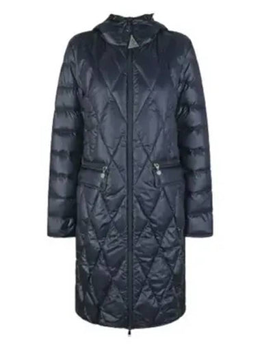 Serilong Long Down Padding Navy - MONCLER - BALAAN 1