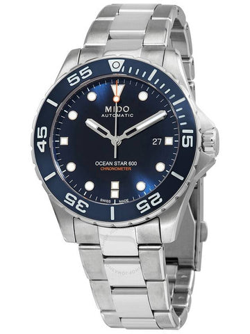 Mido Ocean Star Automatic Chronometer Blue Dial Men's Watch M0266081104101 - MIDO - BALAAN 1