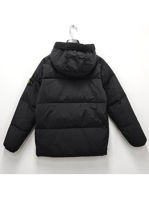 Kids Logo Patch Padding Black - STONE ISLAND - BALAAN 4