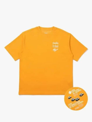 Diadora Alfa Romeo Car Race Short Sleeve T Shirt ORANGE - DIADORA - BALAAN 1