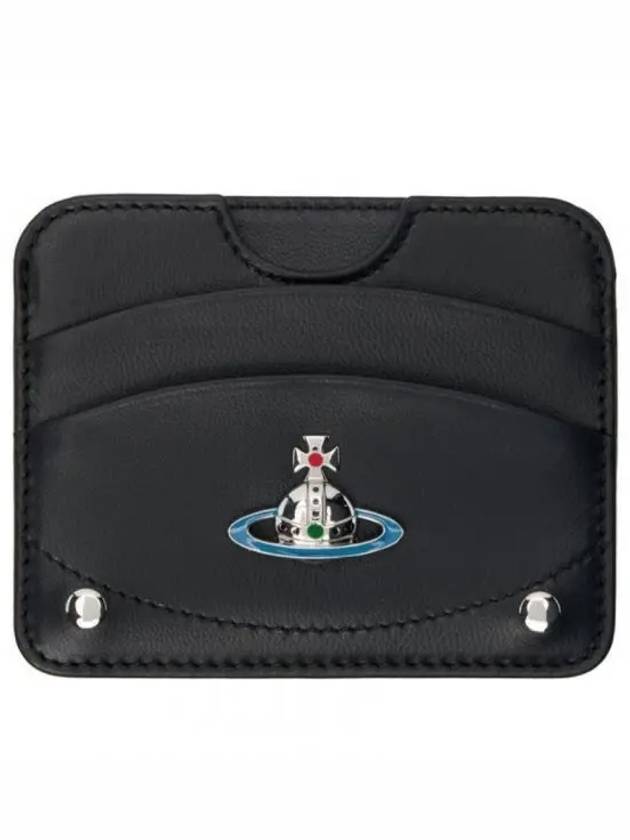 ORB Logo Card Wallet Black - VIVIENNE WESTWOOD - BALAAN 2