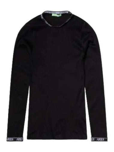 Aries crew neck top black - ARIES - BALAAN 1