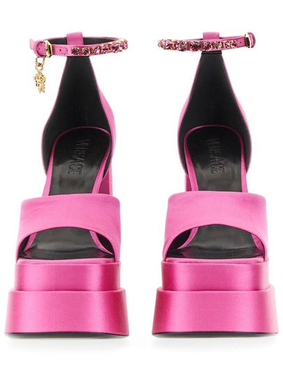 Women's Medusa Avitas Platform Sandals Heel Pink - VERSACE - BALAAN 2