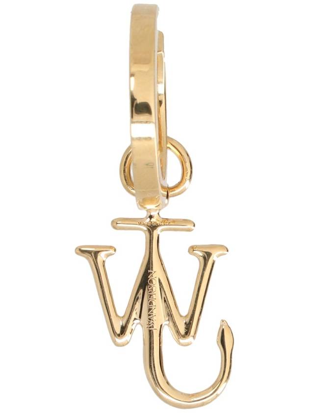 Logo Plaque Single Earring Gold - JW ANDERSON - BALAAN 3