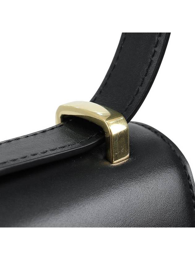 Logo Metal Buckle Shoulder Bag Black - MIU MIU - BALAAN 9