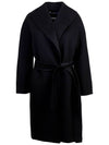 Women s Mesh Belted Virgin Wool Coat 2429016121600 013 - S MAX MARA - BALAAN 1