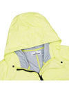 Wappen Patch Hooded Jacket Yellow - STONE ISLAND - BALAAN 4