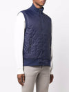 Men's High Neck Zipper Quilted Padded Vest Navy - POLO RALPH LAUREN - BALAAN 4