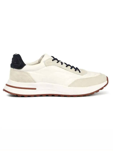 Week-End Walk Microfiber Storm System Sneakers White - LORO PIANA - BALAAN 1