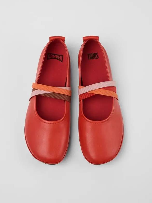 Twins Leather Ballerina Red - CAMPER - BALAAN 2