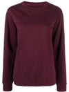 Stitched Crewneck Sweatshirt Burgundy - MAISON MARGIELA - BALAAN.