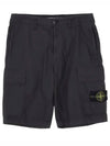 Light Stretch Cotton Bermuda Shorts Dark Grey - STONE ISLAND - BALAAN 2