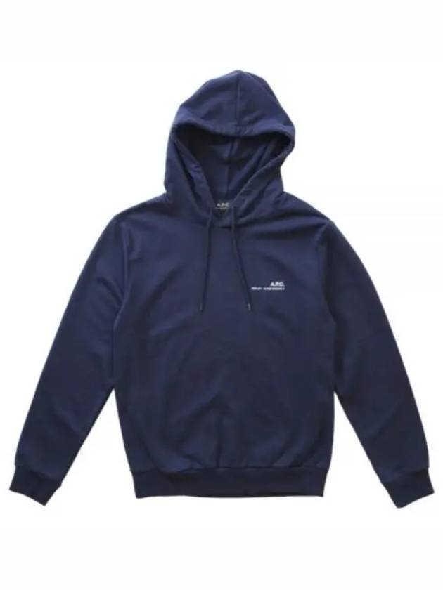 Item Logo Hoodie Navy - A.P.C. - BALAAN 2