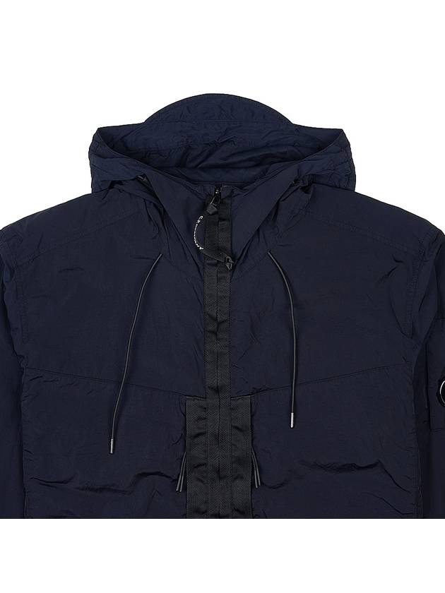 Lens Wappen Hooded Jacket Navy - CP COMPANY - BALAAN 4