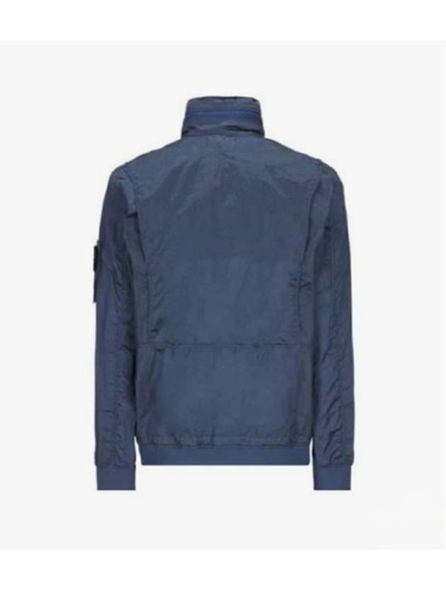 Men's Logo Patch Nylon Metal Zip-up Jacket Avio Blue - STONE ISLAND - BALAAN 3