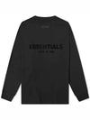 Logo Long Sleeve T-Shirt Black - FEAR OF GOD ESSENTIALS - BALAAN 4