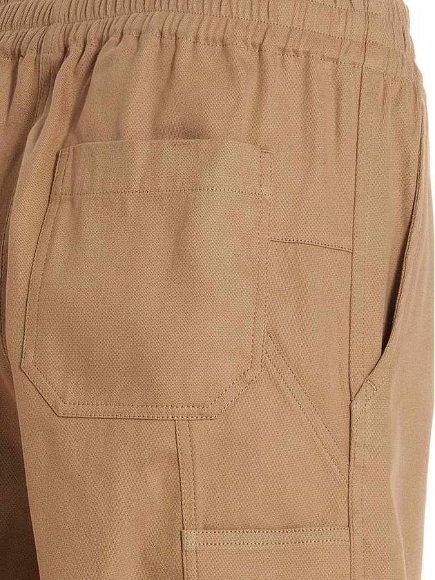 Elastic Waistband Straight Pants Beige - A.P.C. - BALAAN 5