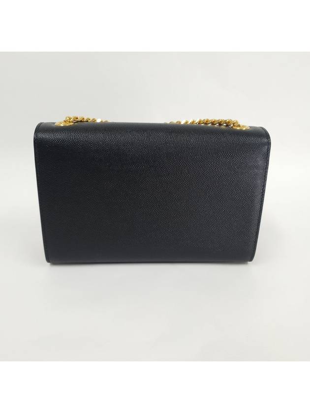 Kate Monogram Small Cross Bag Black - SAINT LAURENT - BALAAN 5