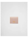 Saffiano Leather Half Wallet Pink - PRADA - BALAAN 2