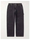 Women's Paint Splatter Wide Jeans Black - MAISON MARGIELA - BALAAN 2