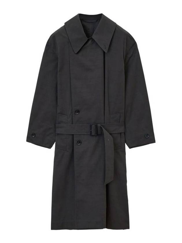 Tibetan Tumbled Cotton Trench Coat Dark Coffee - LEMAIRE - BALAAN 2