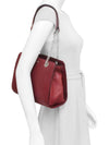 Charlotte Merlot and Silver Quilted Leather Tote Bag - KARL LAGERFELD - BALAAN 2