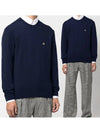 ORB Logo Cashmere Cotton Knit Top Navy - VIVIENNE WESTWOOD - BALAAN 2