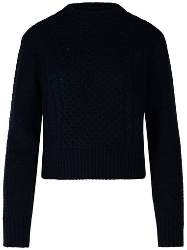 Fabiana Filippi Blue Wool Blend Sweater - FABIANA FILIPPI - BALAAN 1