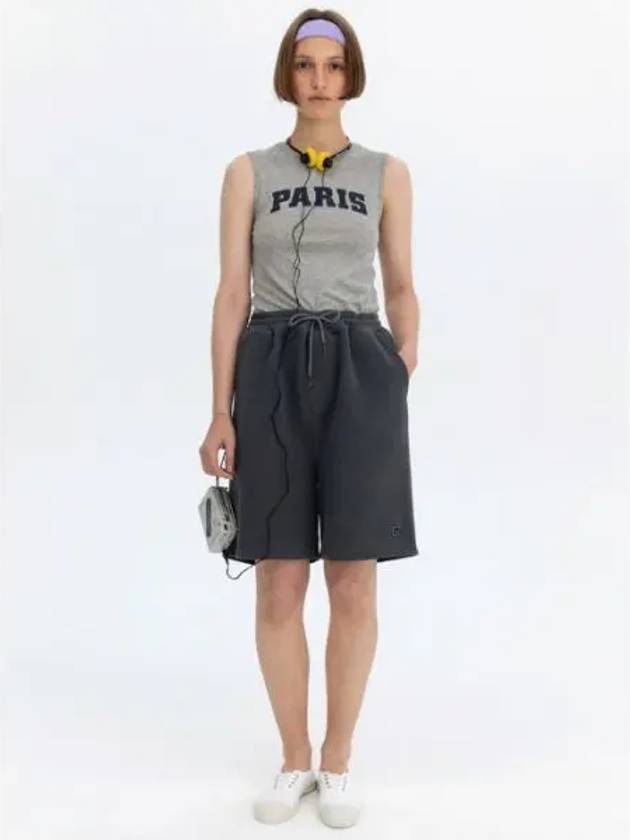 BURMUDA SWEATSHORTS CHARCOAL - BENSIMON - BALAAN 1