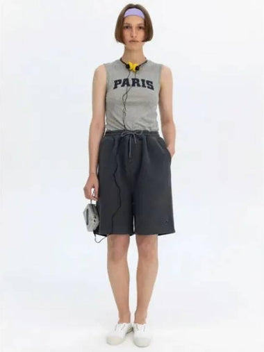 BURMUDA SWEATSHORTS CHARCOAL - BENSIMON - BALAAN 1