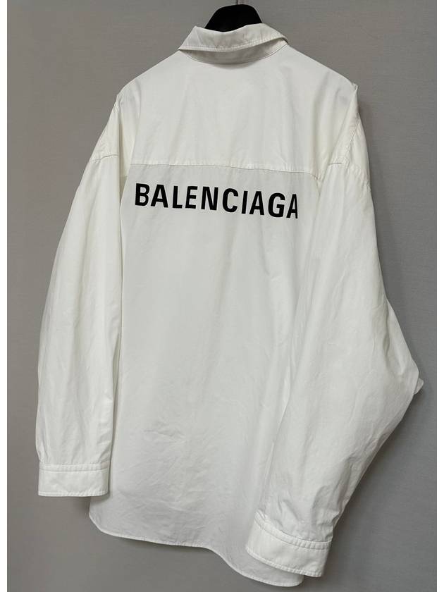 Back logo overshirt 2 - BALENCIAGA - BALAAN 3