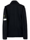 Logo Light Soft Shell Jacket Black - STONE ISLAND - BALAAN 3