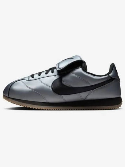 Cortez Leather SE Metallic Cool Gray Black 099 - NIKE - BALAAN 1