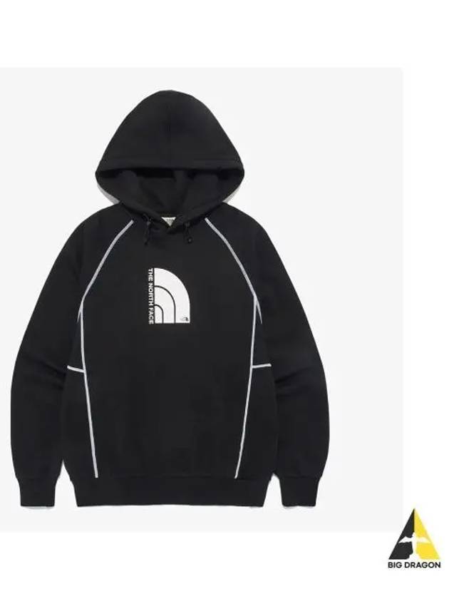 The North Face NM5PQ50K White Label Dome Logo Hooded Pullover - THE NORTH FACE - BALAAN 1