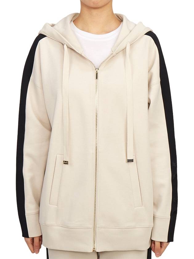 Fennec Hooded Jacket Ivory Black - MAX MARA - BALAAN 3