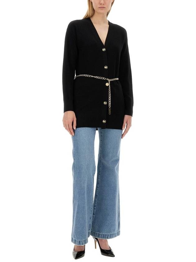 Cardigan MF360O24VR001 Black - MICHAEL KORS - BALAAN 3