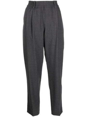 Straight Pants Grey - BRUNELLO CUCINELLI - BALAAN 1