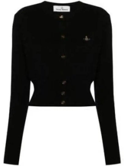 Bea Crop Cardigan Black - VIVIENNE WESTWOOD - BALAAN 2