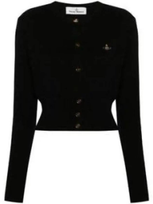 Bea Crop Cardigan Black - VIVIENNE WESTWOOD - BALAAN 2