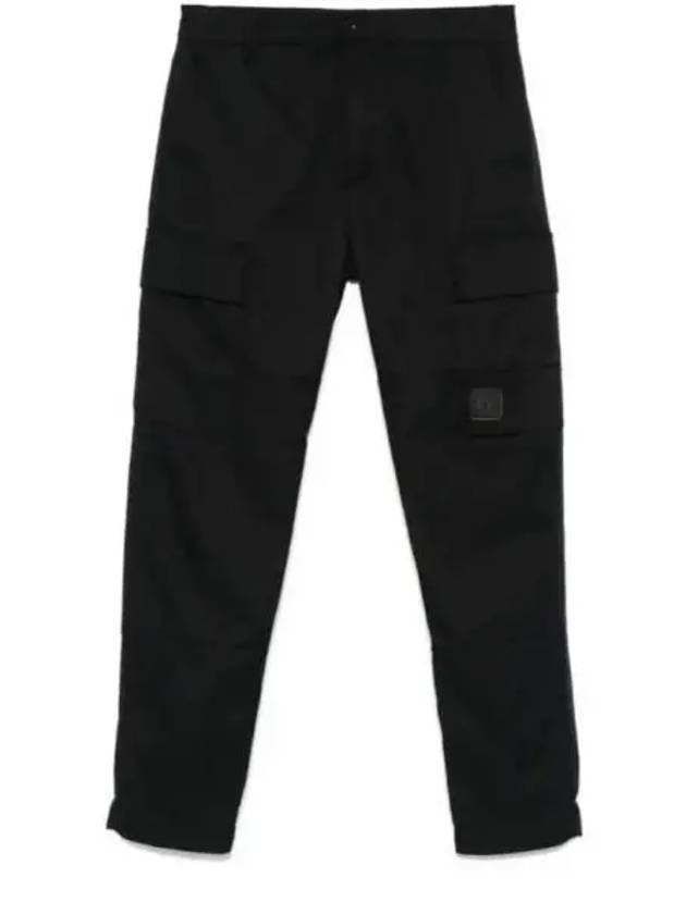 Technical Panama Ergonomic Cargo Straight Pants Black - CP COMPANY - BALAAN 2