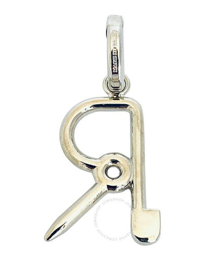 Burberry Silver Kilt Pin R Alphabet Charm - BURBERRY - BALAAN 2