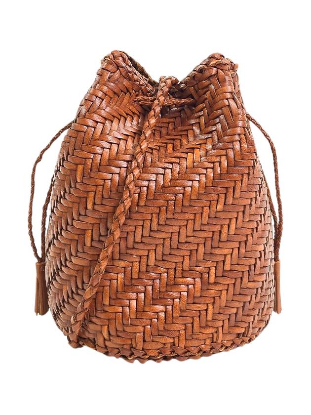 Pom Pom Double Jump Bucket Bag Tan - DRAGON DIFFUSION - BALAAN 3