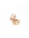 Tribales Clip Pearl Earrings Pink - DIOR - BALAAN 3