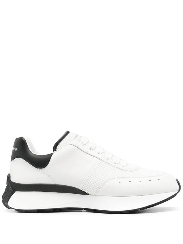 24FW Sneakers 796138 WIDNQ 9089 WHITE BLACK - ALEXANDER MCQUEEN - BALAAN 2