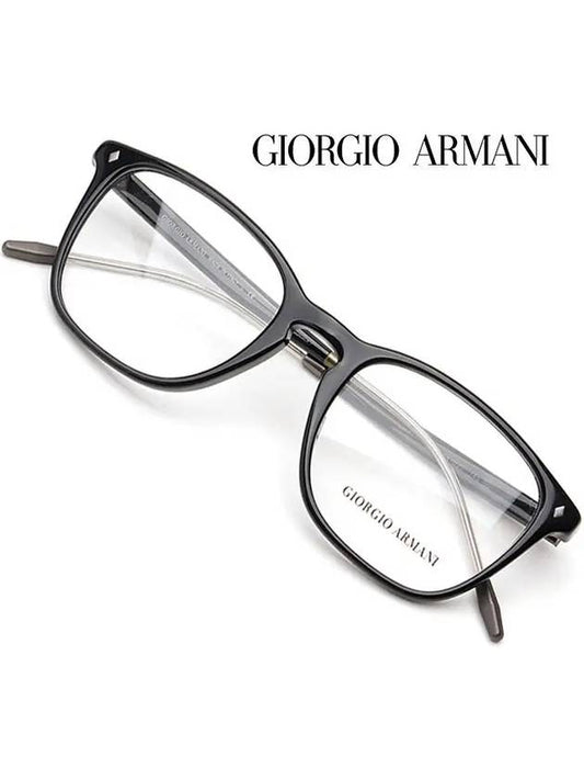 Eyewear Rectangular Eyeglasses Black - GIORGIO ARMANI - BALAAN 2