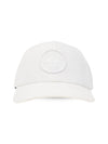 Embroidered Logo Ball Cap White - STONE ISLAND - BALAAN 1