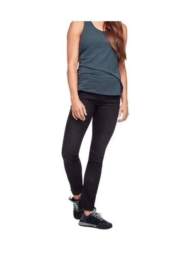 BLACK DIAMOND crack denim pants WOMENS NAWAP750003 - BLACK & BROWN - BALAAN 1