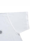 Organic Cotton Short Sleeve T-Shirt White - STONE ISLAND - BALAAN 6