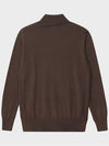 Cashmere Slit Turtleneck Knit Brown - NOIRER - BALAAN 5